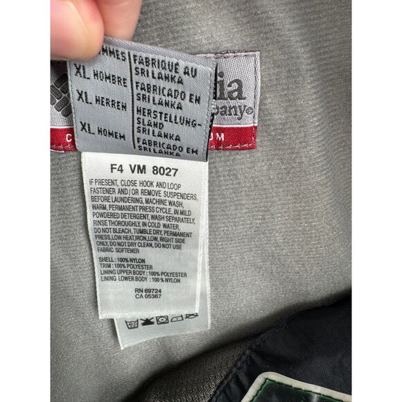 Columbia Convert BaseTRX Snowboard Ski Pants Mens XL Black Adjustable Waist - Picture 9 of 16